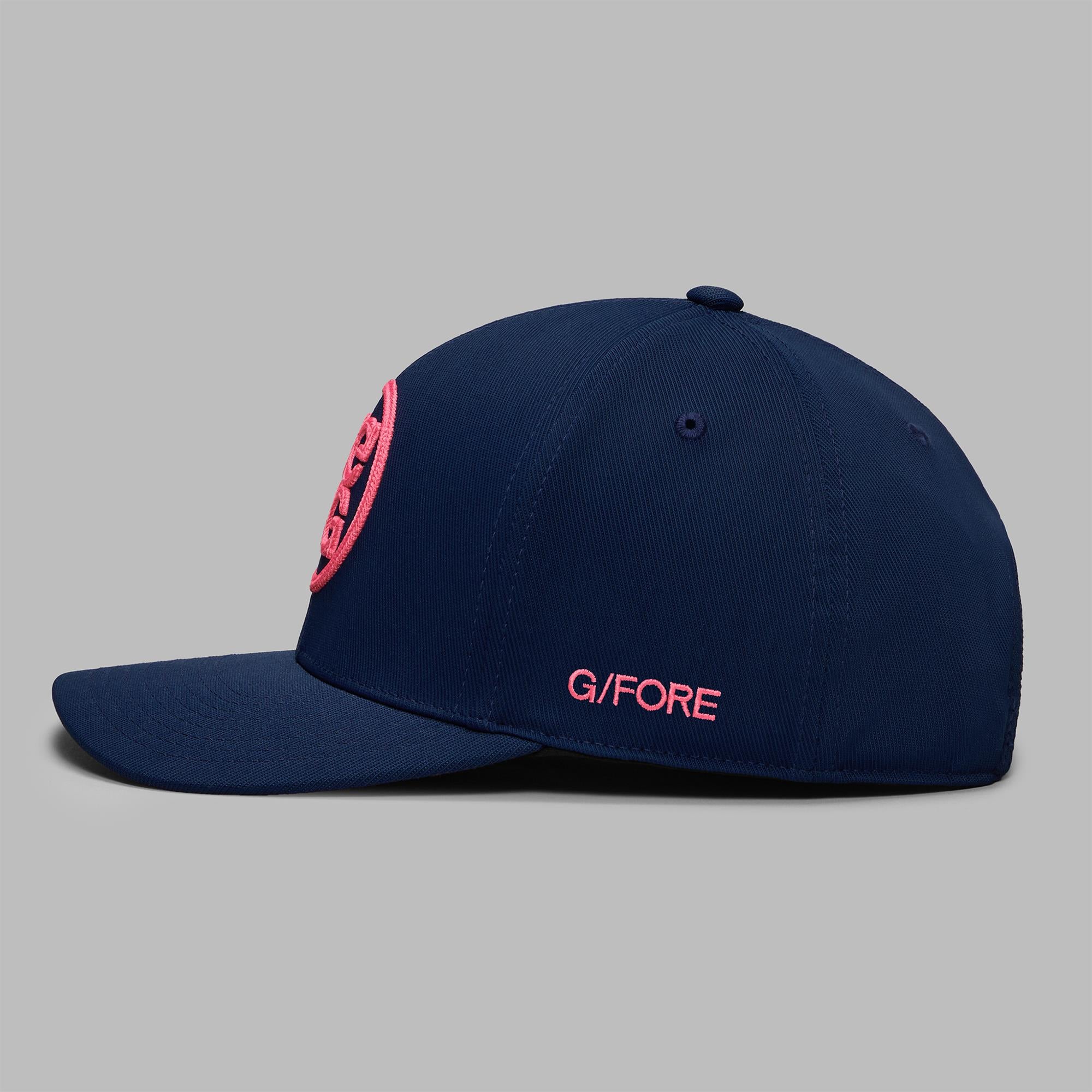 G/FORE Circle G's 110 Stretch Twill Snapback Twilight/Knockout Pink